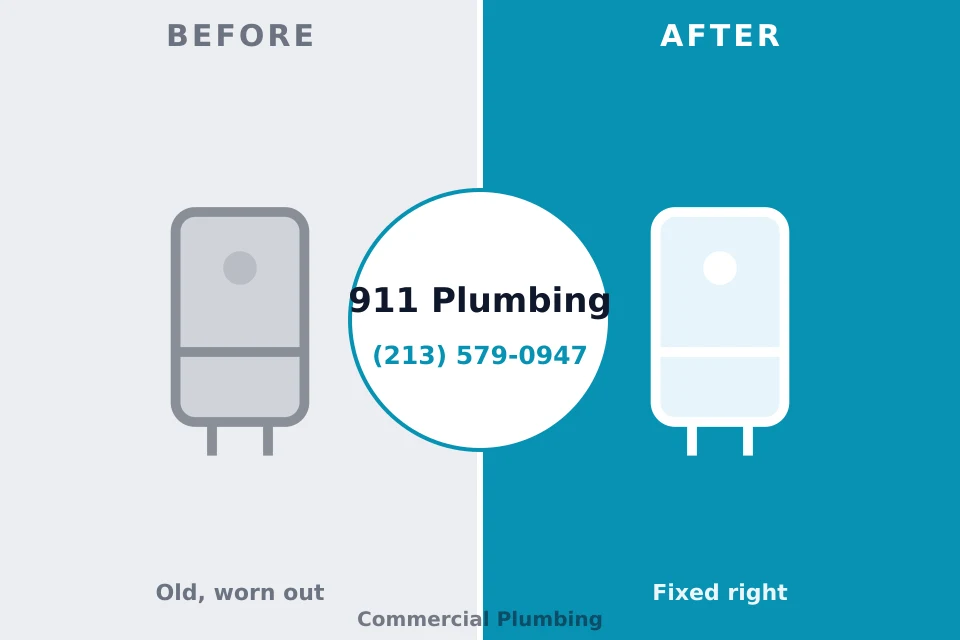 Before and after: plumbing repair Governors Club, NC